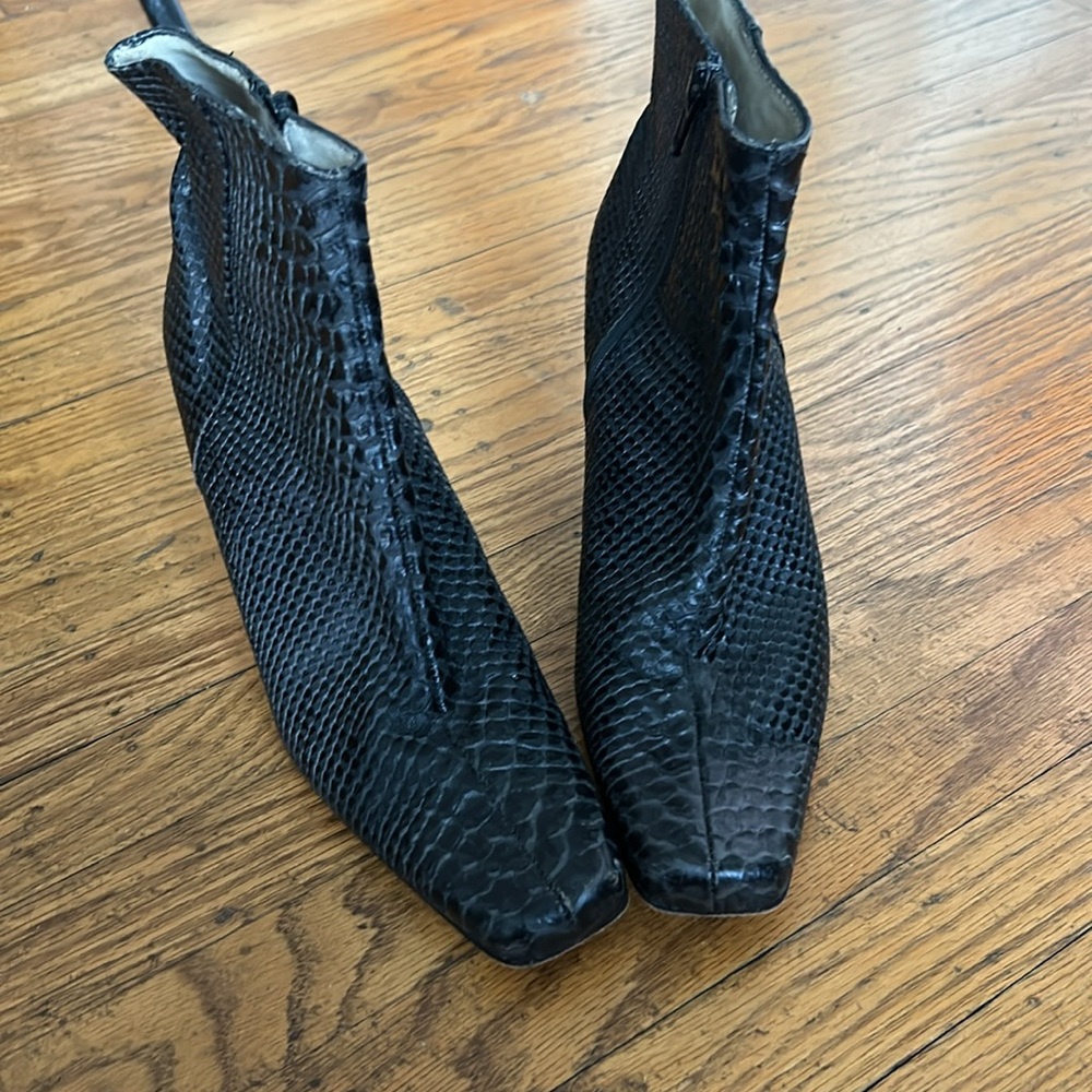 Square toe leather Boots’s - Picture 7 of 11